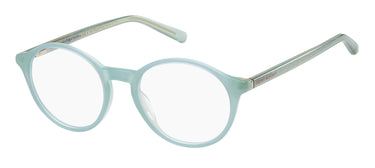 Premium Women Tommy Hilfiger Eyeglasses: TH 1841 - Aqua - SpecSMART Eye Clinic (Diagonal View)